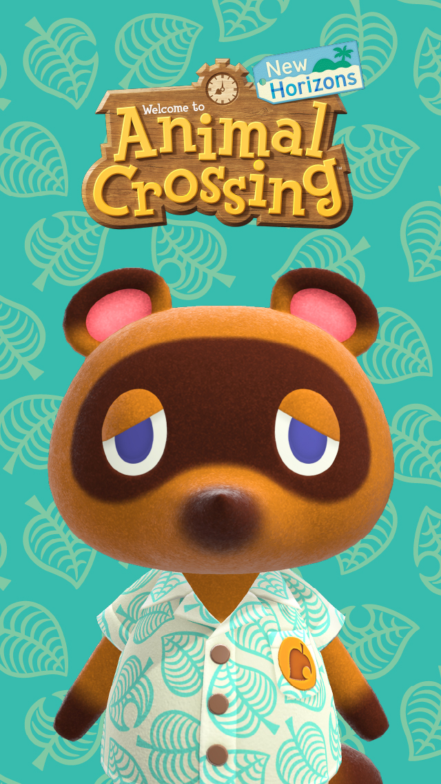 my.nintendo.com/Wallpaper - Animal Crossing - New Horizons (Tom Nook)/ACNH_Tom_Nook_Wallpaper_[640x1136].jpg